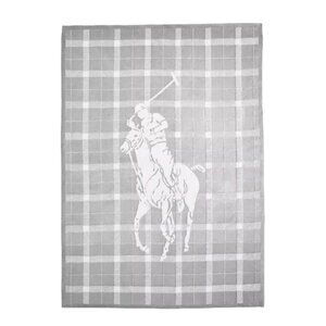 Polo Ralph Lauren Oakwood Throw Big Pony Gray / Ivory